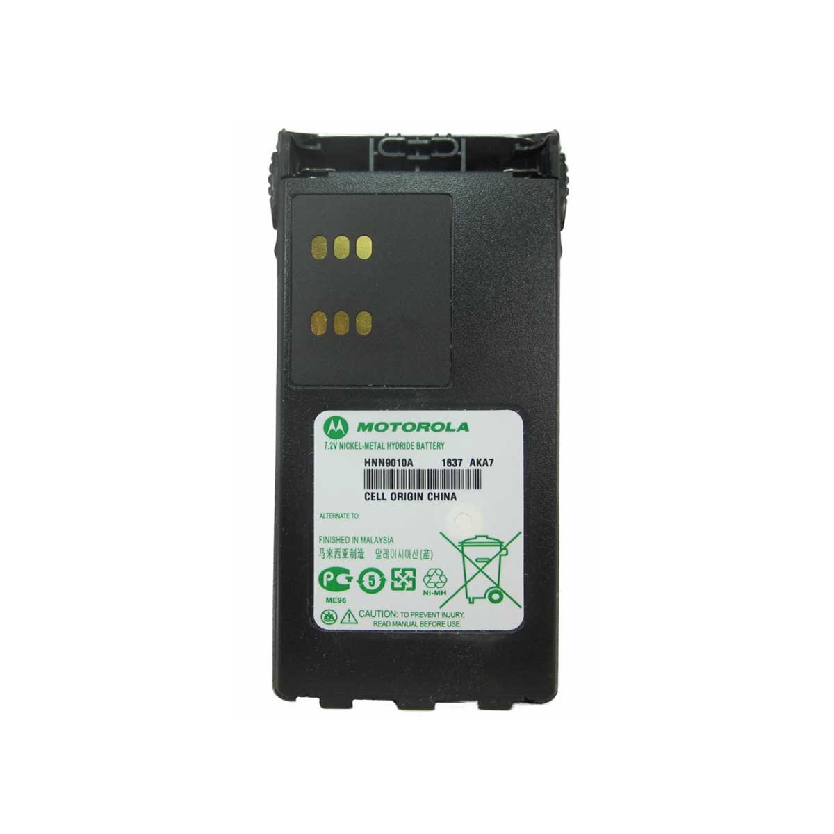 Batería Motorola NiMH 1800 mAh para radios PRO HNN9010A