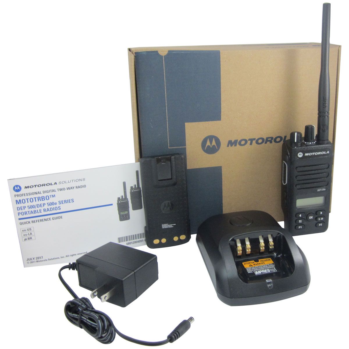 Radio Motorola DEP570e Digital LAH02RDH9UA1AN UHF 403-527 MHz