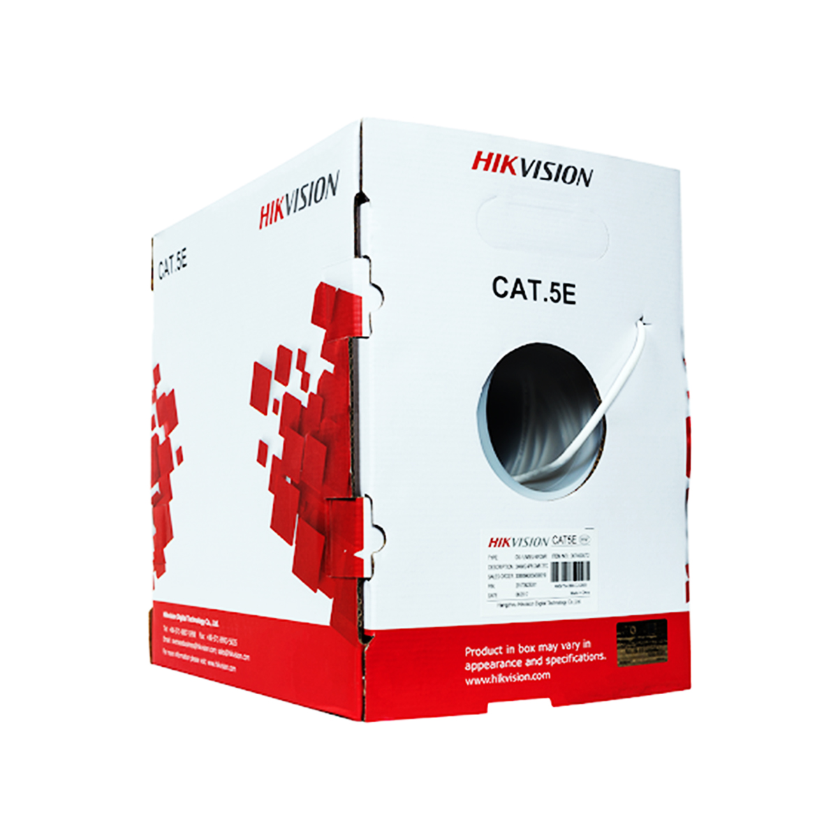 Cable UTP CAT 5e Hikvision DS-1LN5E-S