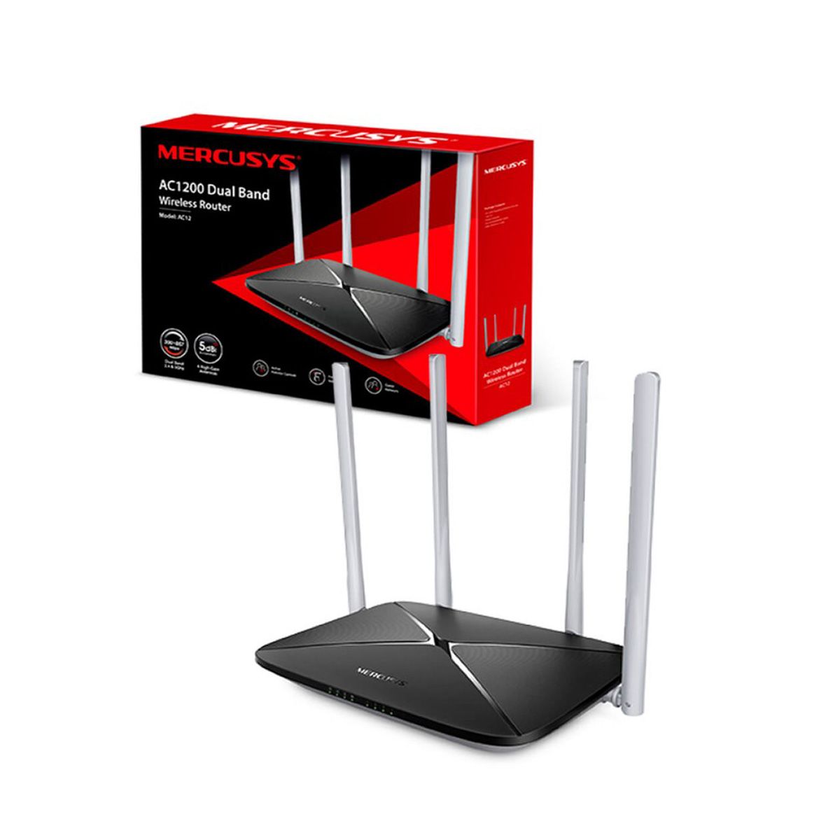 Router Inalambrico Mercusys AC1200 Doble Banda Telser De Venezuela S A