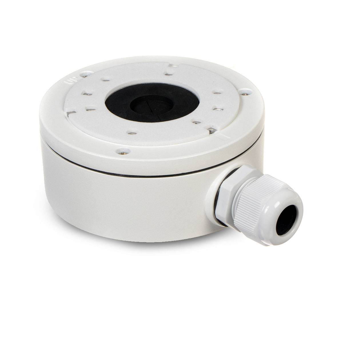 Caja para montaje de superficies Hikvision DS-1280ZL-XS para cámaras de seguridad domo y bullet