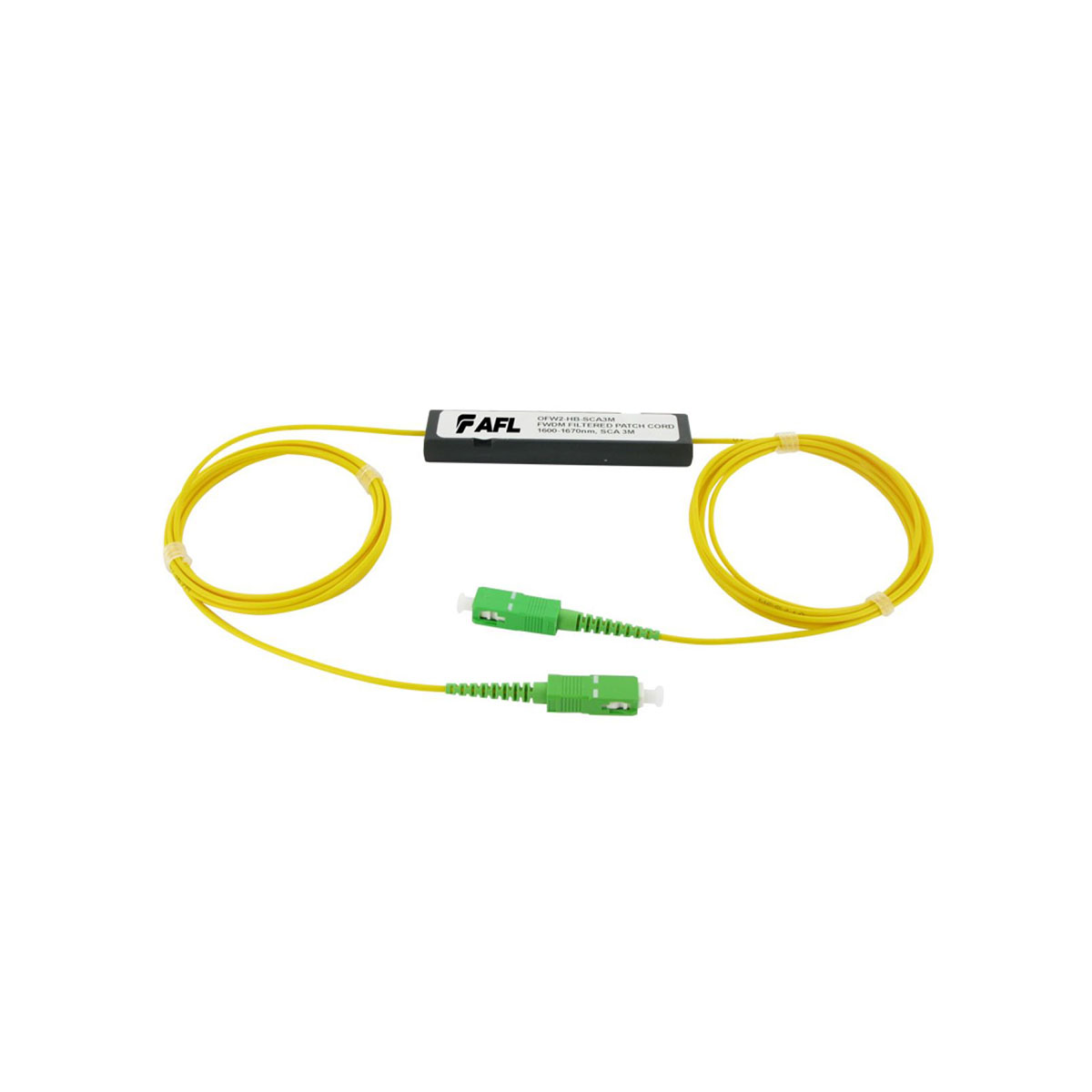 Filtro optico de fibra vivo AFL de 1625 nm OFW2-HB-SCA3M