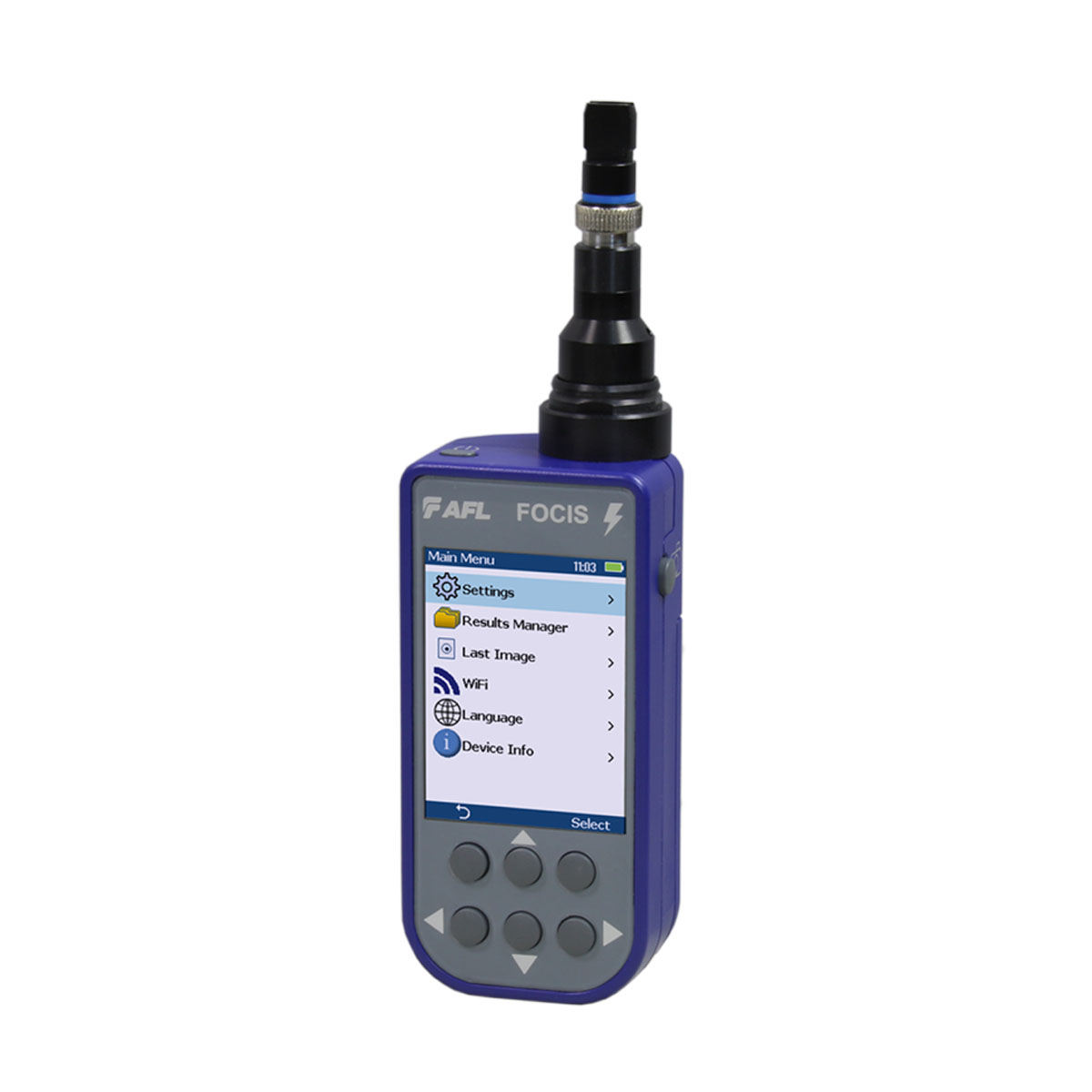 Sistema de inspección de conectores multifibra AFL FOCIS Lightning FOCIS-LTNG-N