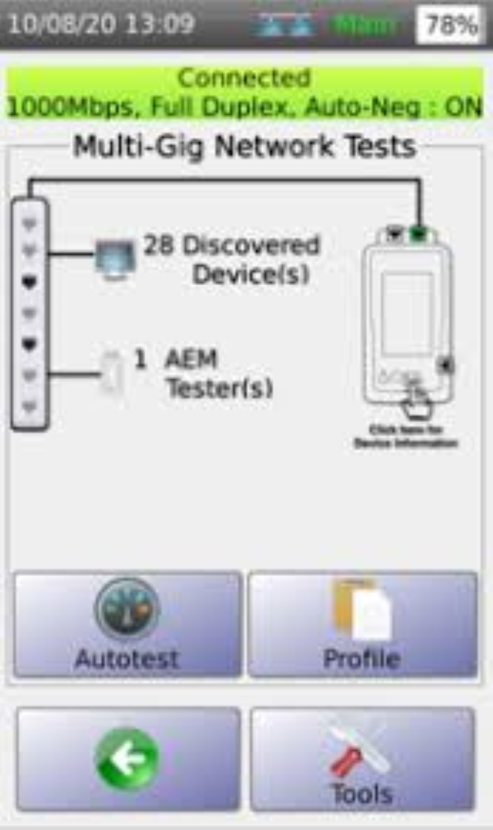Comprobador de cables multifunción AEM NSA
