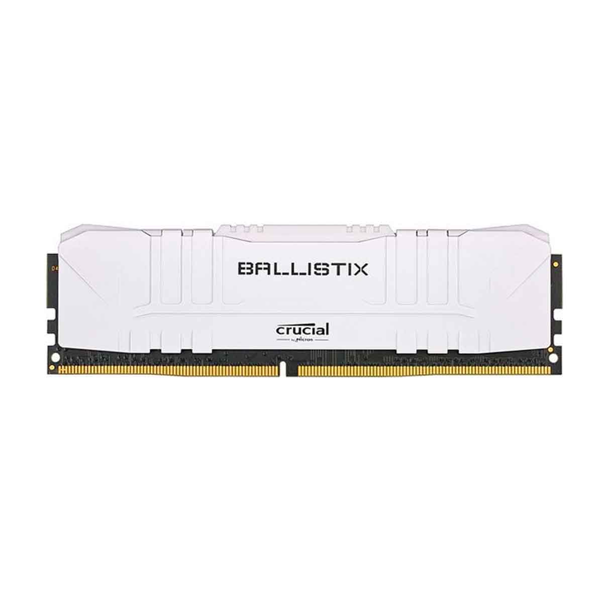 CRUCIAL BALLISTIX MEMORIA GAMMER 8GB DDR4-2666 BLANCA BL8G26C16U4W