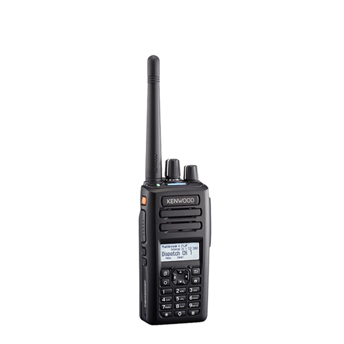 Radio KENWOOD NX-3300 Digital UHF 400-520 MHz con pantalla y teclado completo