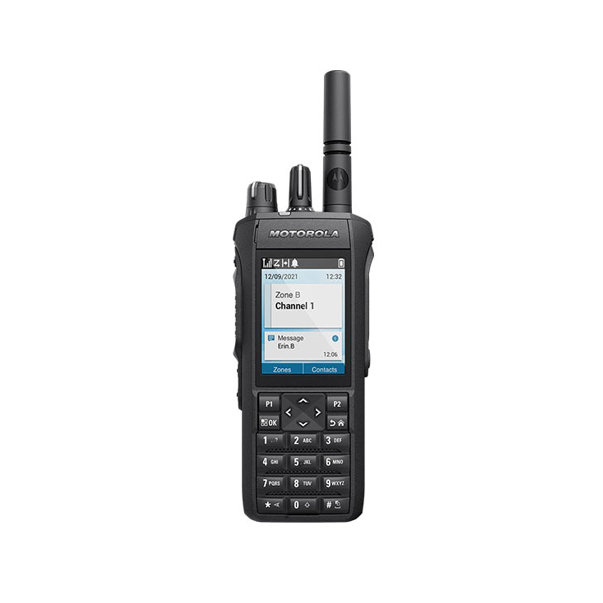 Radio Motorola R7 Digital Intrínsecamente Seguro con teclado completo LAH06RDN9RA1AN UHF 400-527 MHz