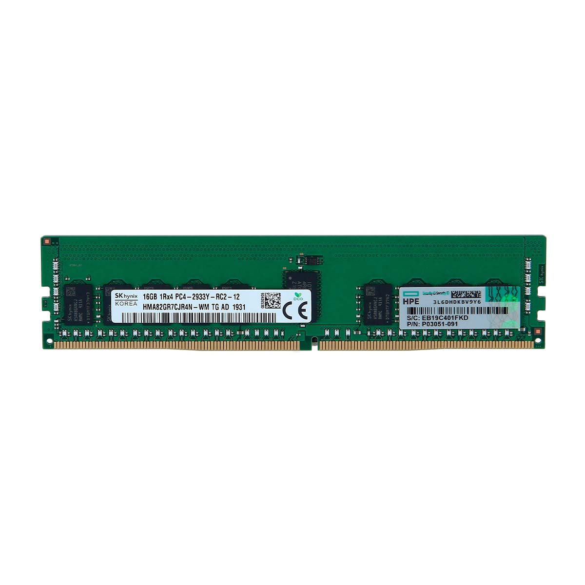 Memoria RAM HPE 16GB 1x16GB Single Rank x4 DDR4-2933 CAS-21-21-21 P00920-B21