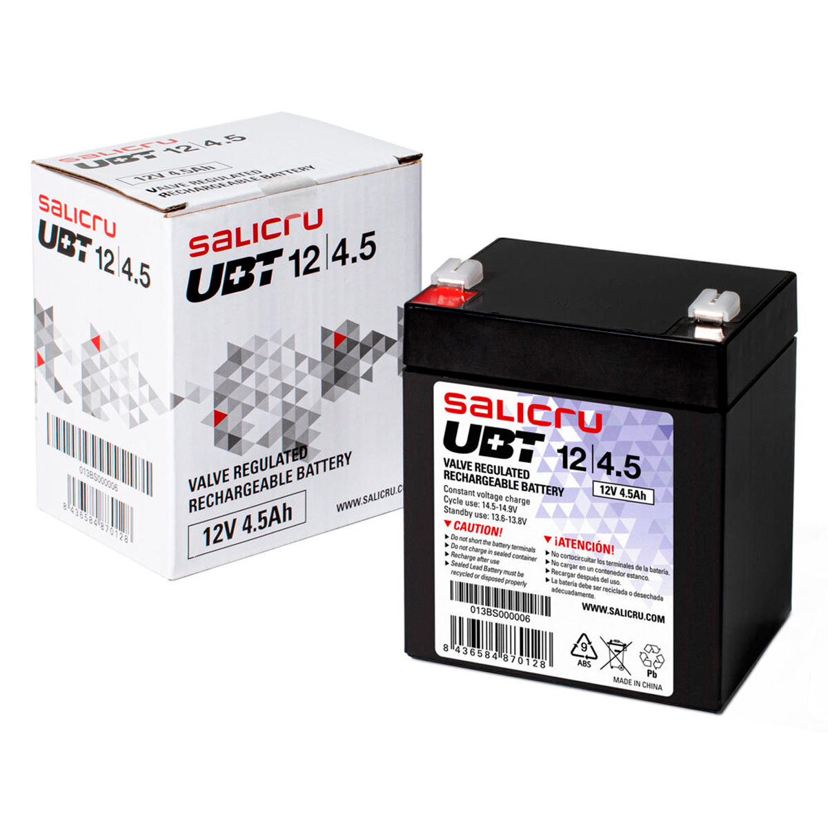 Batería Salicru UBT 12 4.5 12V 45Ah