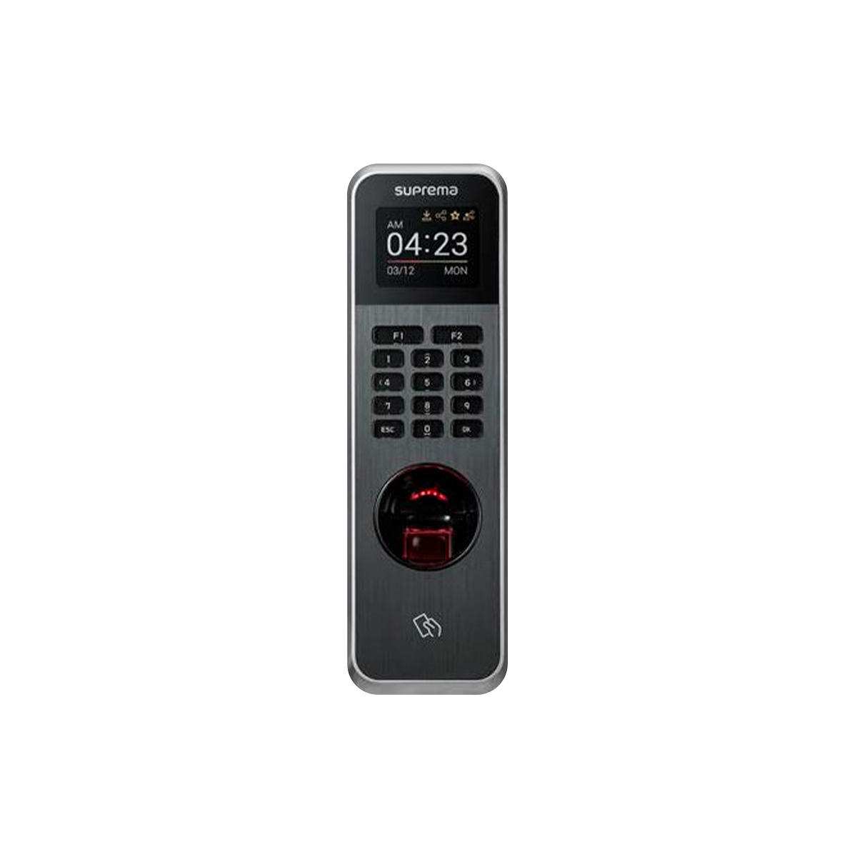 Terminal de Control de Acceso y Asistencia Exterior SUPREMA BIOLITE N2 PCSC con Teclado y Pantalla LCD BLN2-ODB